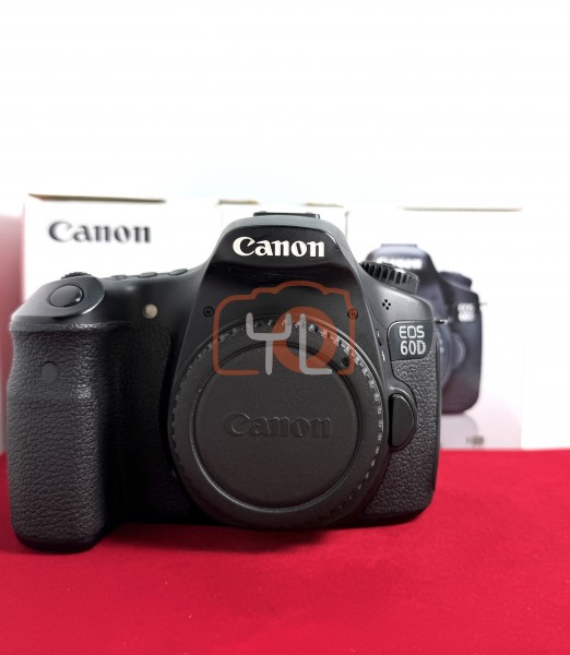 [USED-PJ33] Canon EOS 60D Body (Shutter Count: 69K), 80% Like New Condition (S/N:0680403346)