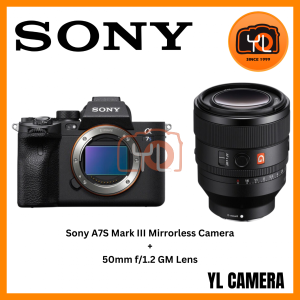 Sony a7S III Mirrorless Camera (Body)+Sony FE 50mm f/1.2 GM Lens (Sony 64GB 300MB/Sec Tough SD Card & Extra Battery NP-FZ100)