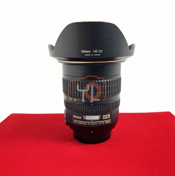 [USED-PJ33] Nikon 12-24MM F4 G DX AFS, 85% Like New Condition (S/N:255894)