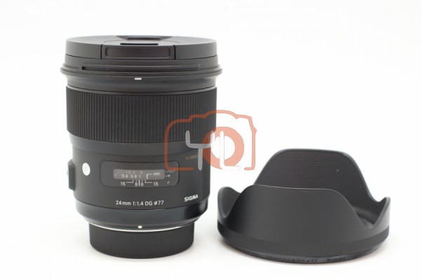 [USED-PJ33] Sigma 24MM F1.4 DG ART For Nikon 95% LIKE NEW CONDITION (S/N:51158483)