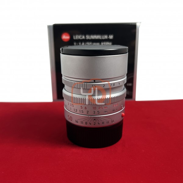 [USED-PJ33] Leica 50MM F1.4 Summilux-M ASPH (Silver) 11892, 95% Like New Condition (S/N:4754046)