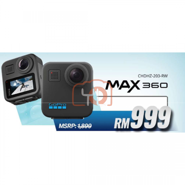 GoPro MAX 360 Action Camera Only  (April PROMO)