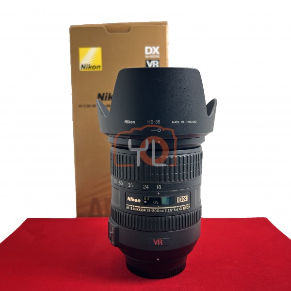[USED-PJ33] Nikon 18-200mm F3.5-5.6 G VR DX AFS , 90% Like New Condition (S/N:2945101)