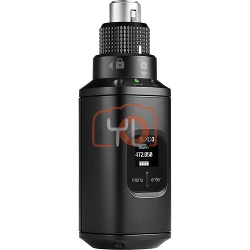 SLXD3 Plug-On Digital Wireless Transmitter With XLR Connector