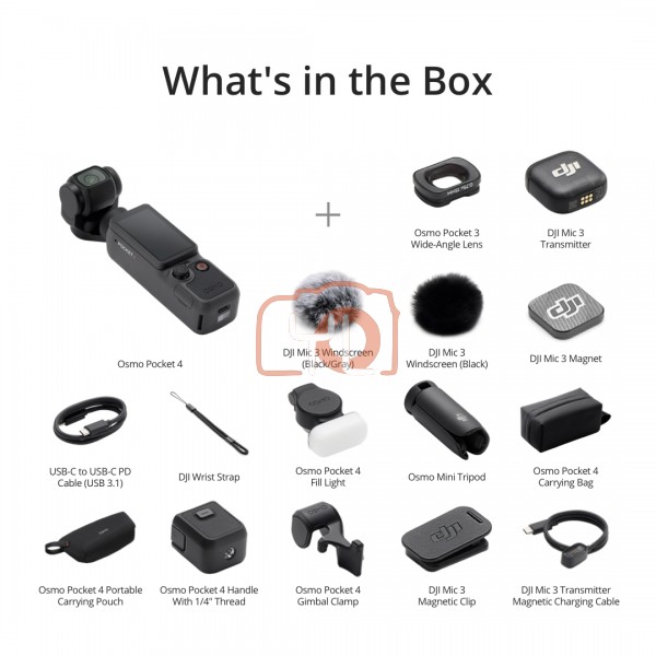DJI Osmo Pocket 4 Creator Combo