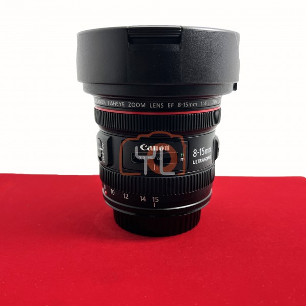 [USED-PJ33] Canon 8-15mm F4 L Fisheye Zoom USM EF, 90% Like New Condition (S/N:8621000075)