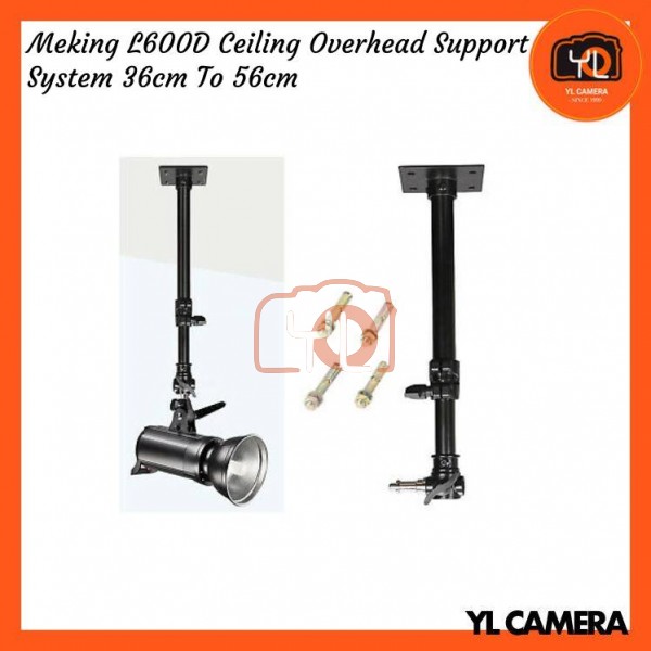 Meking L-600D Ceiling Overhead support system 36cm-56cm  2Sections lighting holder