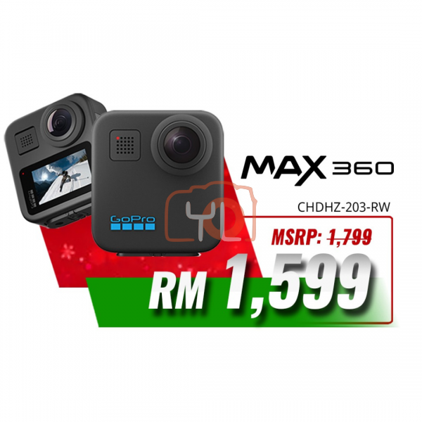 GoPro MAX 360 Action Camera Only  (CHRISTMAS PROMO)