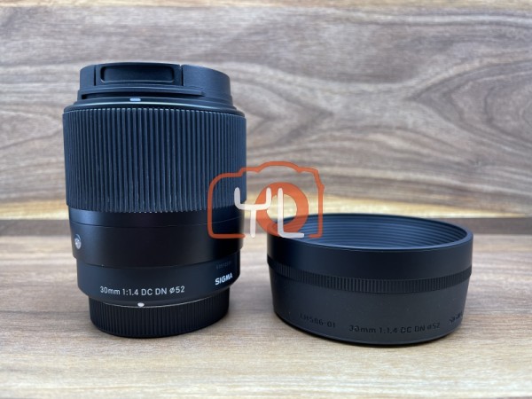 [USED @ YL LOW YAT]-Sigma 30mm F1.4 DC DN Contemporary For Panasonic / Olympus Micro 4/3,90% Condition Like New,S/N:53512231