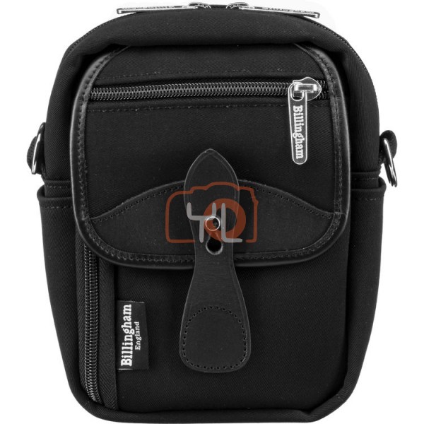 Billingham Compact Stowaway Camera Bag (Black Canvas / Black Leather Trim, 1.8)