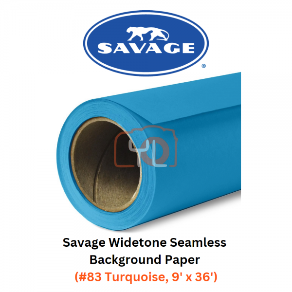 Savage Widetone Seamless Background Paper (#83 Turquoise, 9' x 36')