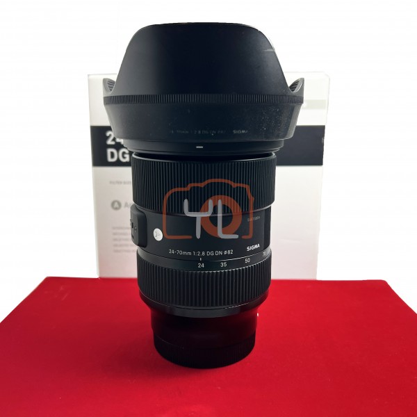 [USED-PJ33] Sigma 24-70mm F2.8 DG DN ART (L-Mount) , 90% Like New Condition (S/N:54570804)