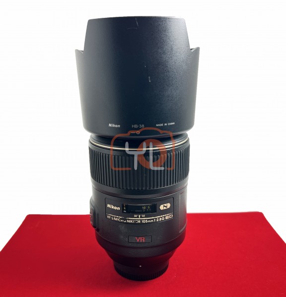 [USED-PJ33] Nikon 105mm F2.8 G VR Macro AFS, 85% Like New Condition (S/N:254232)