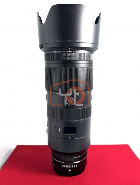 [USED-PJ33] Nikon 70-200mm F2.8 S VR Z, 90% Condition Like New (S/N:20082776)