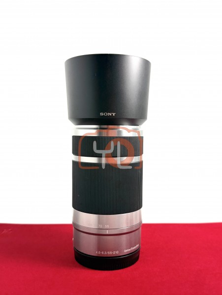 [USED-PJ33] Sony 55-210mm F4.5-6.3 OSS E (Silver), 90% Condition Like New (S/N:3535096)
