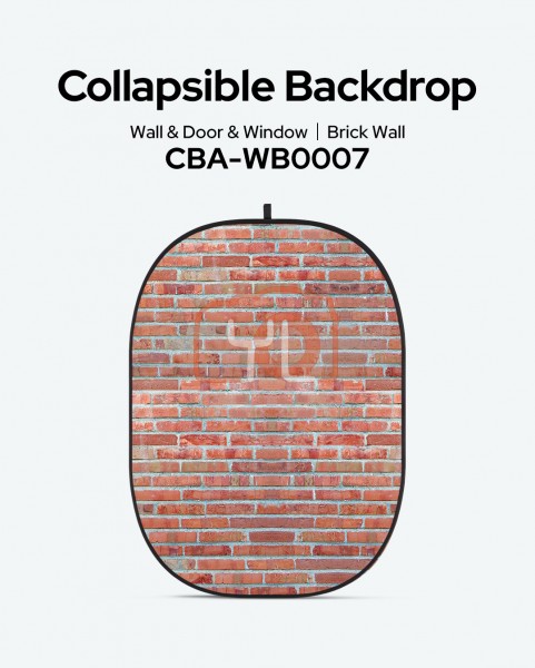 Godox CBA-WB0007 Brick Wall Collapsible Backdrop