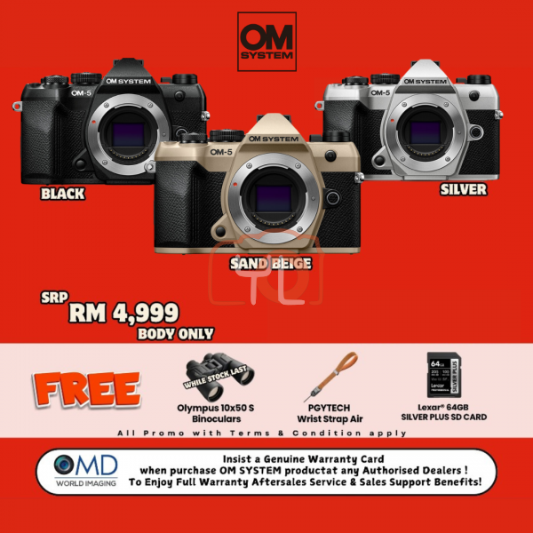 OM SYSTEM OM-5 Mark II Mirrorless Camera (Silver)