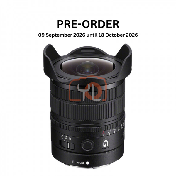 [PRE-ORDER] Sony FE 8-14mm f3.5 Fisheye G Lens - Sony E