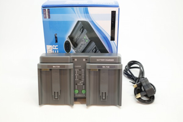 DBK Dual LCD Battery Charger LP-E4 (Canon Battery)