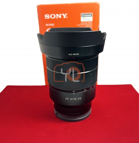 [USED-PJ33] Sony 16-35mm F4 ZA FE OSS, 90% Like New Condition (S/N:1992620)