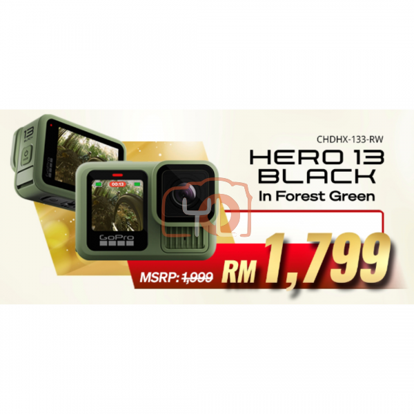 GoPro HERO13 Black in Forest Green  (CNY PROMO)