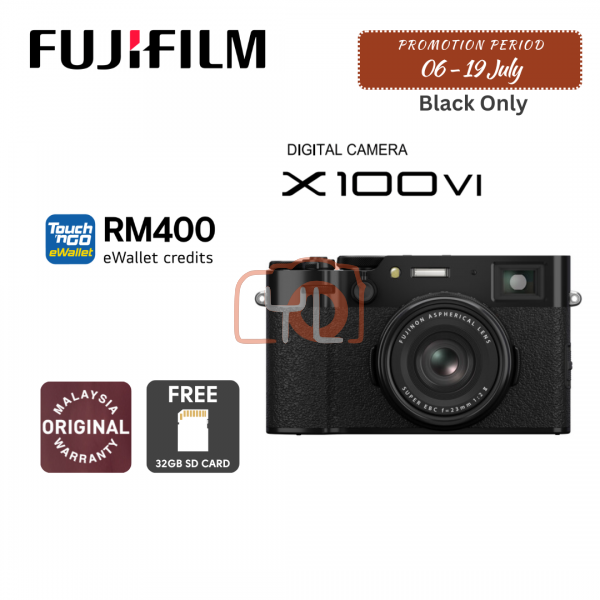 FUJIFILM X100VI Digital Camera - Black