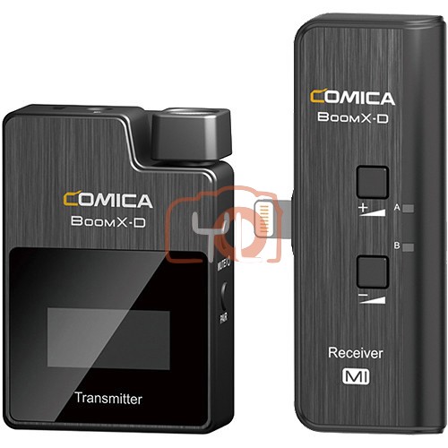 Comica Audio BoomX-D MI1 Ultracompact Digital Wireless Microphone System for Apple Smartphones