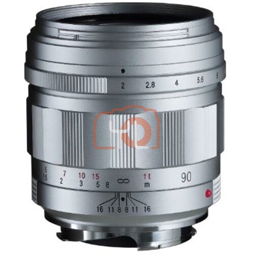 Voigtlander APO-Ultron 90mm f2 VM Lens (Leica M, Silver)