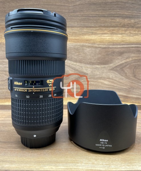 [USED @ YL LOW YAT]-Nikon AF-S 24-70mm F2.8E ED N VR Nikkor Lens,98% Condition Like New,S/N:2118666