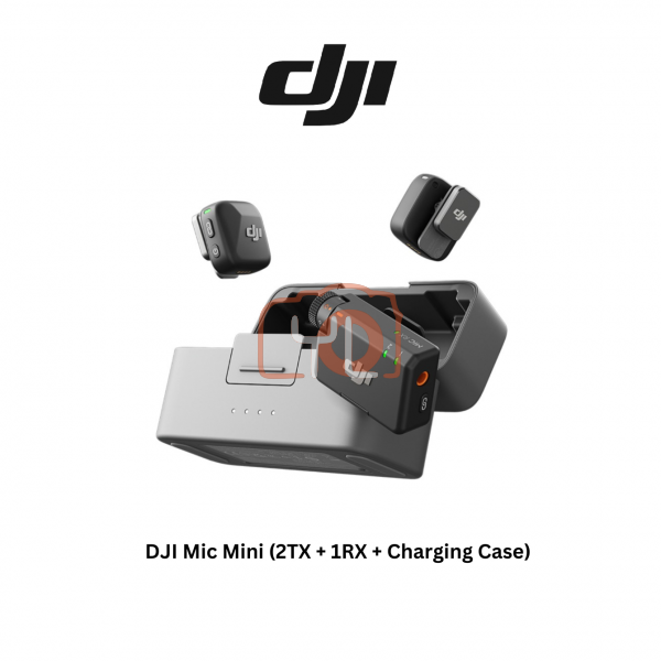 DJI Mic Mini 2-Person Compact Wireless Microphone System for Camera & Smartphone