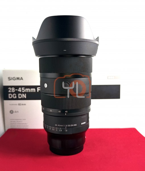 [USED-PJ33] Sigma 28-45mm F1.8 DC DN ART (L-Mount), 95% Like New Condition (S/N:57974262)