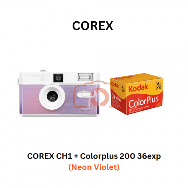 Corex CH11 + Kodak Colorplus 200 36exp (Neon Violet)