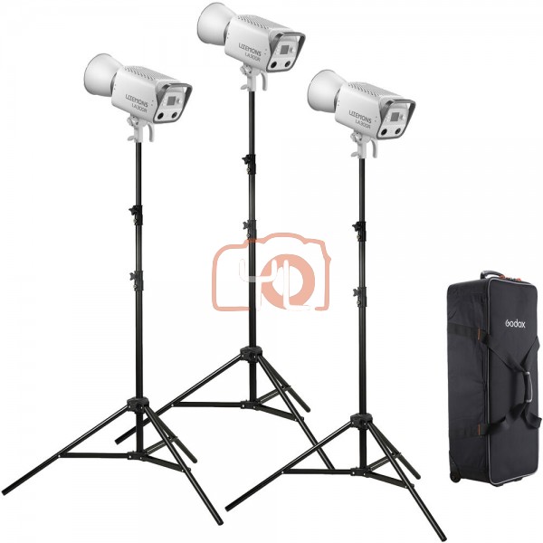 Godox Litemons LA300R-K3 RGB LED Monolight with Three Lights with Stands