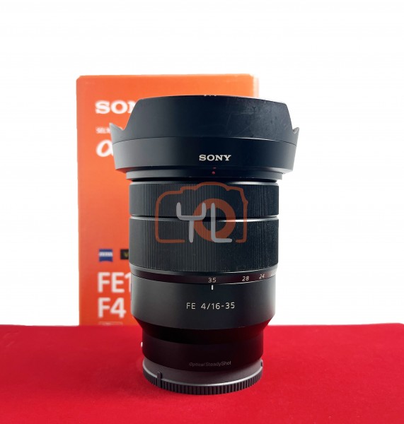 [USED-PJ33] Sony 16-35mm F4 ZA FE OSS, 85% Like New Condition (S/N:1957850)