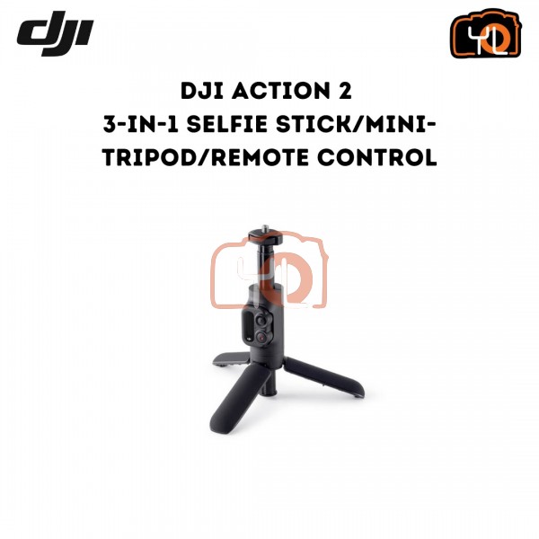 DJI Action 2 3-in-1 Selfie Stick/Mini-Tripod/Remote Control