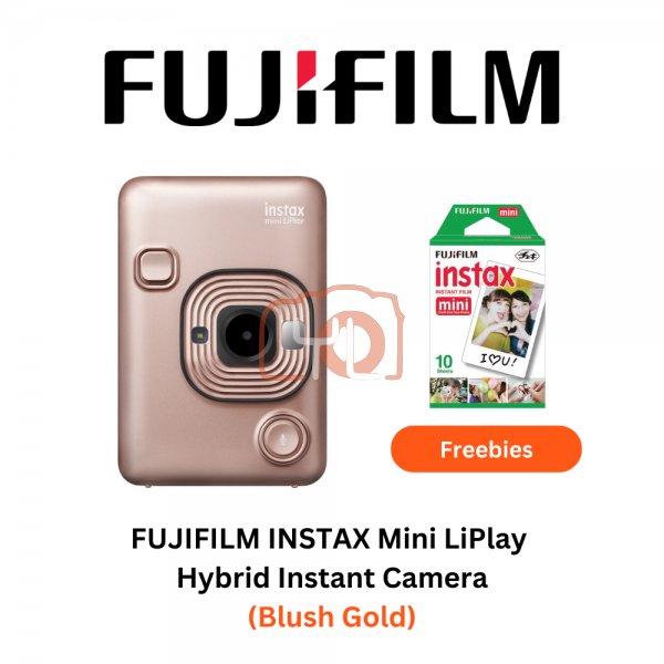 Fujifilm INSTAX Mini LiPlay (Blush Gold) + Single Pack