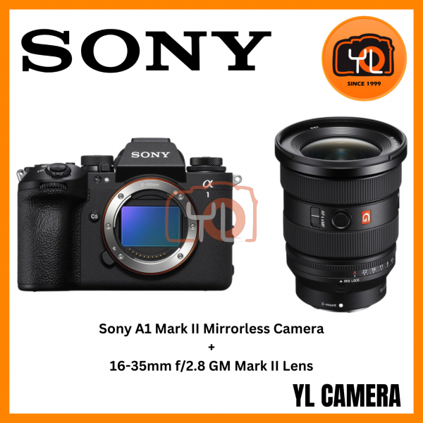 Sony a1 II Mirrorless Camera (Body) + Sony FE 16-35mm f/2.8 GM II Lens (Sony E) (Free 80GB CF Express Type A Card)