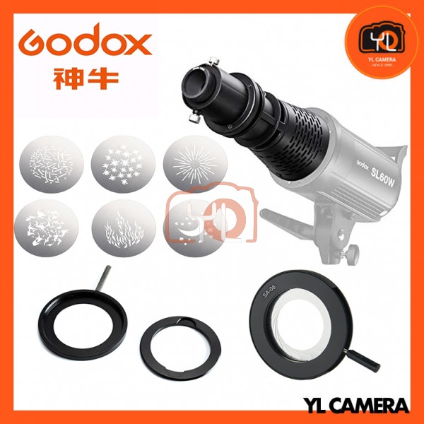 Godox SA-17 Snoot Adapter Projector Pro Kit to Bowens Mount 001