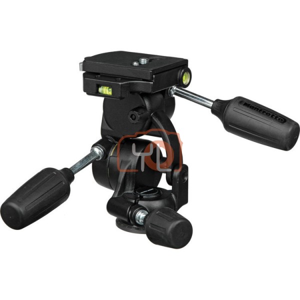 Manfrotto 808RC4 3-Way, Pan-and-Tilt Head with 410PL Quick Release Plate