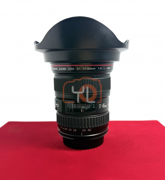 [USED-PJ33] Canon 17-40mm F4 L USM EF ,95% Like New Condition (S/N:892907)