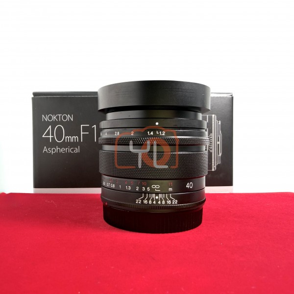 [USED-PJ33] Voigtlander 40mm f1.2 Nokton ASPH  (Canon RF), 95% Like New Condition (S/N:0744810)