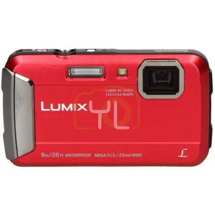 Panasonic Lumix DMC-FT30 Tough Shockproof, Dustproof and Freezeproof Compact Camera  (Red) - （Free Sandisk 16GB 90MB  Extreme SD Card & PHS33V2 Case）