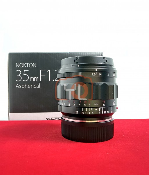 [USED-PJ33] Voigtlander 35mm F1.2 IV Nokton VM ASPH (Leica M), 99% Like New Condition (S/N:7630917)