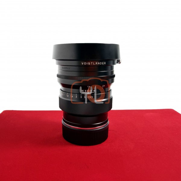 [USED-PJ33] Voigtlander 75mm F1.5 Nokton Vintage Line ASPH VM (Leica M) Black, 95% Like New Condition (S/N:7250213)