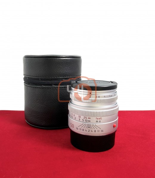 [USED-PJ33] Leica 50mm F2 Summicron-M ASPH 6 bits 11816, 95% Condition Like New (S/N:4037845)