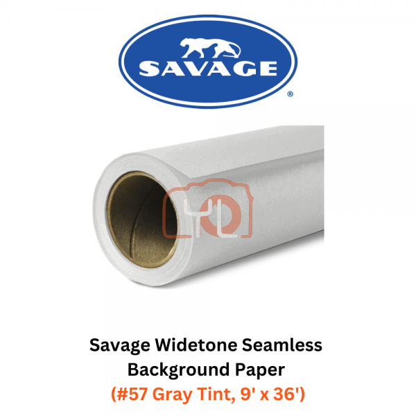 Savage Widetone Seamless Background Paper (#57 Gray Tint, 9' x 36')