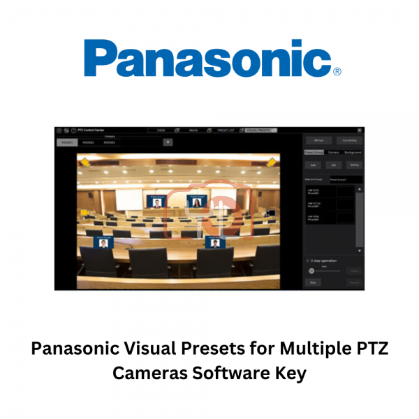 Panasonic Visual Presets for Multiple PTZ Cameras Software Key (Email)