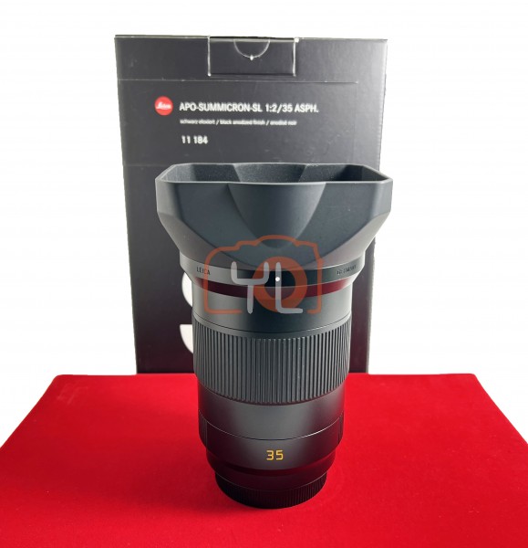 [USED-PJ33] Leica 35mm F2 APO-Summicron-SL ASPH 11184, 95% Like New Condition (S/N:4811579)