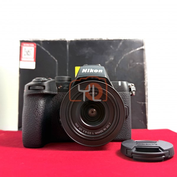 [USED-PJ33] Nikon Z50 II Kit (16-50mm) (Shutter Count:202), 99% Like New Condition (S/N:7006558)