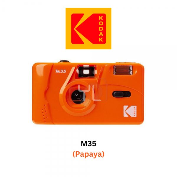 Kodak M35 Film Camera with Flash (Papaya)